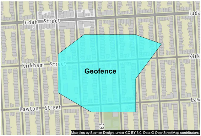 Figure 17 Geofence